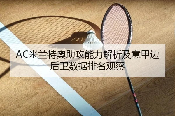 AC米兰特奥助攻能力解析及意甲边后卫数据排名观察 | leyu